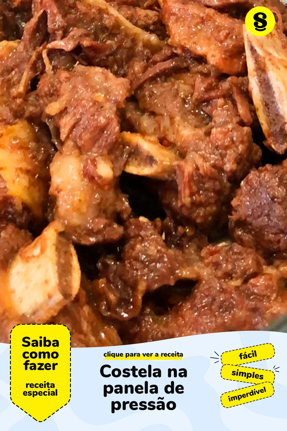 Receita de costela na panela de pressão