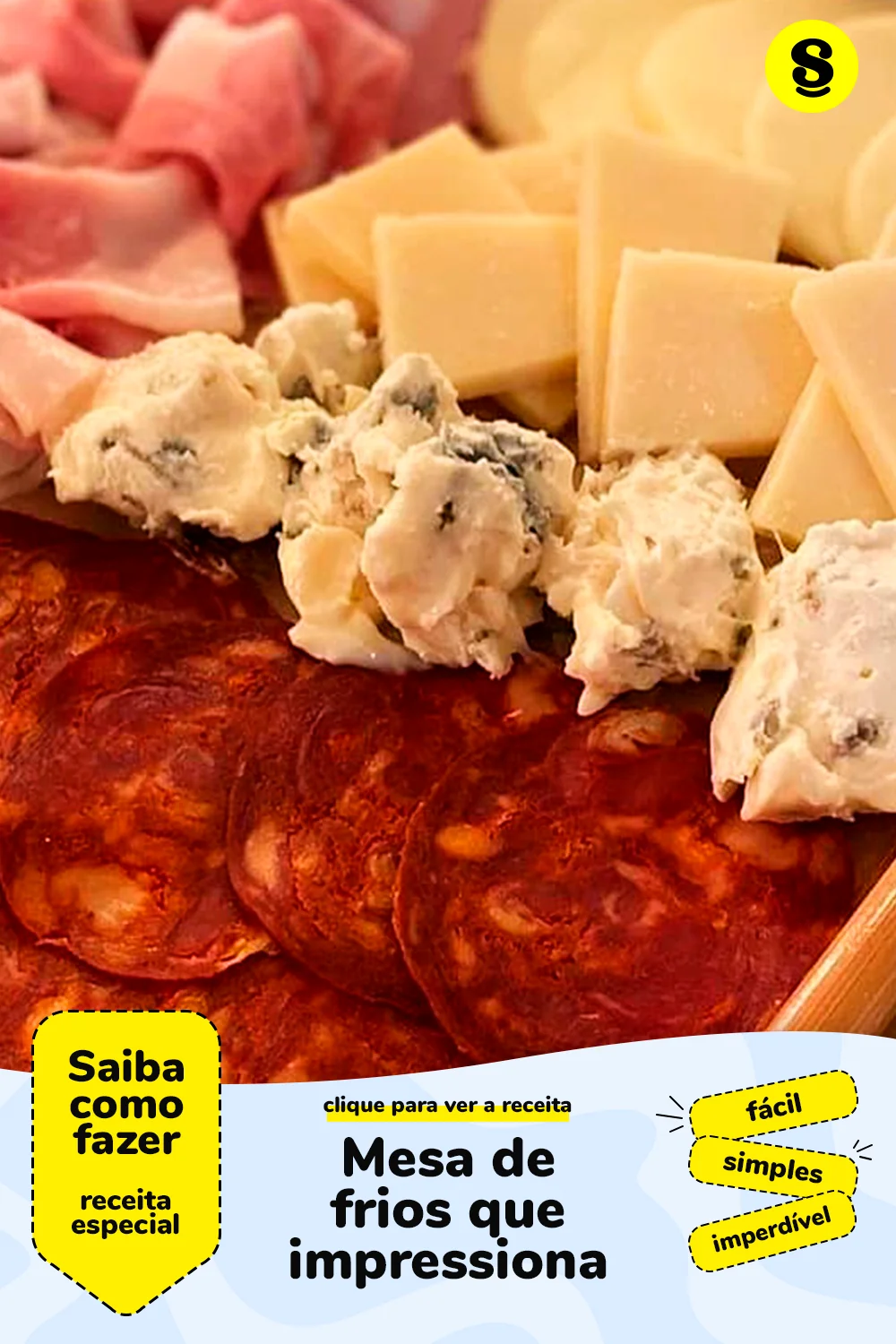 Receita de mesa de frios