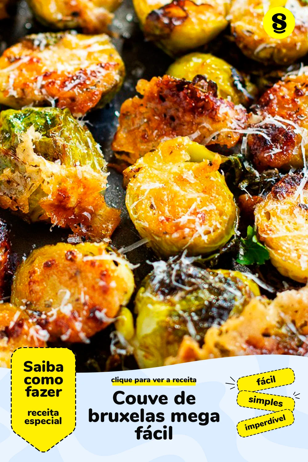 Receita de couve de Bruxelas
