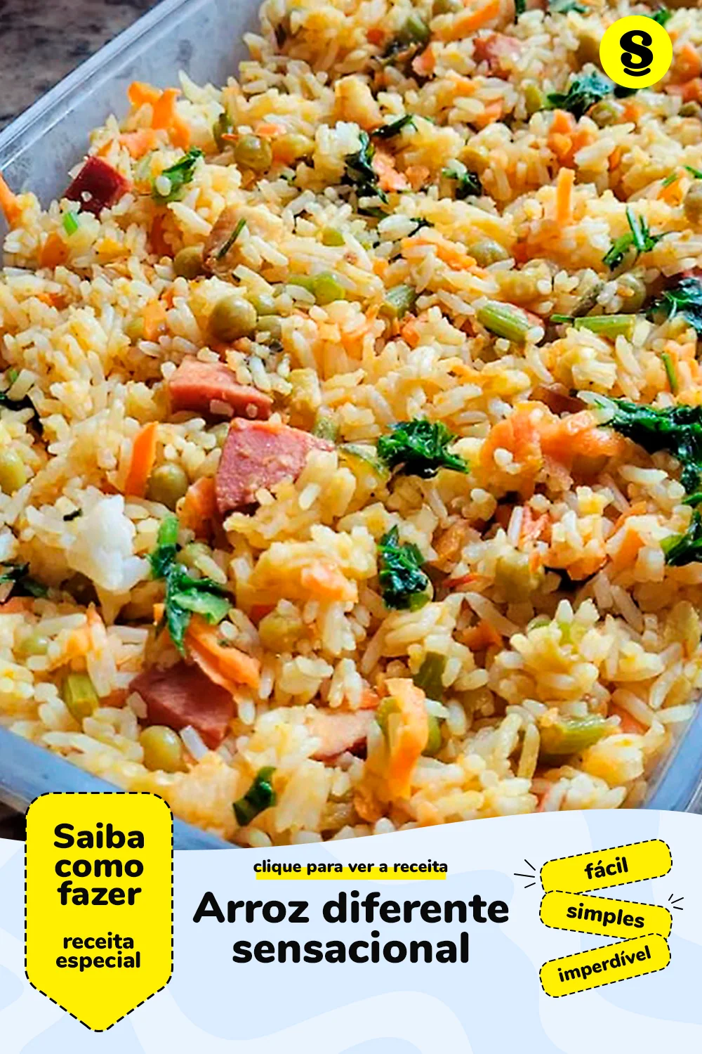 Receita de arroz diferente