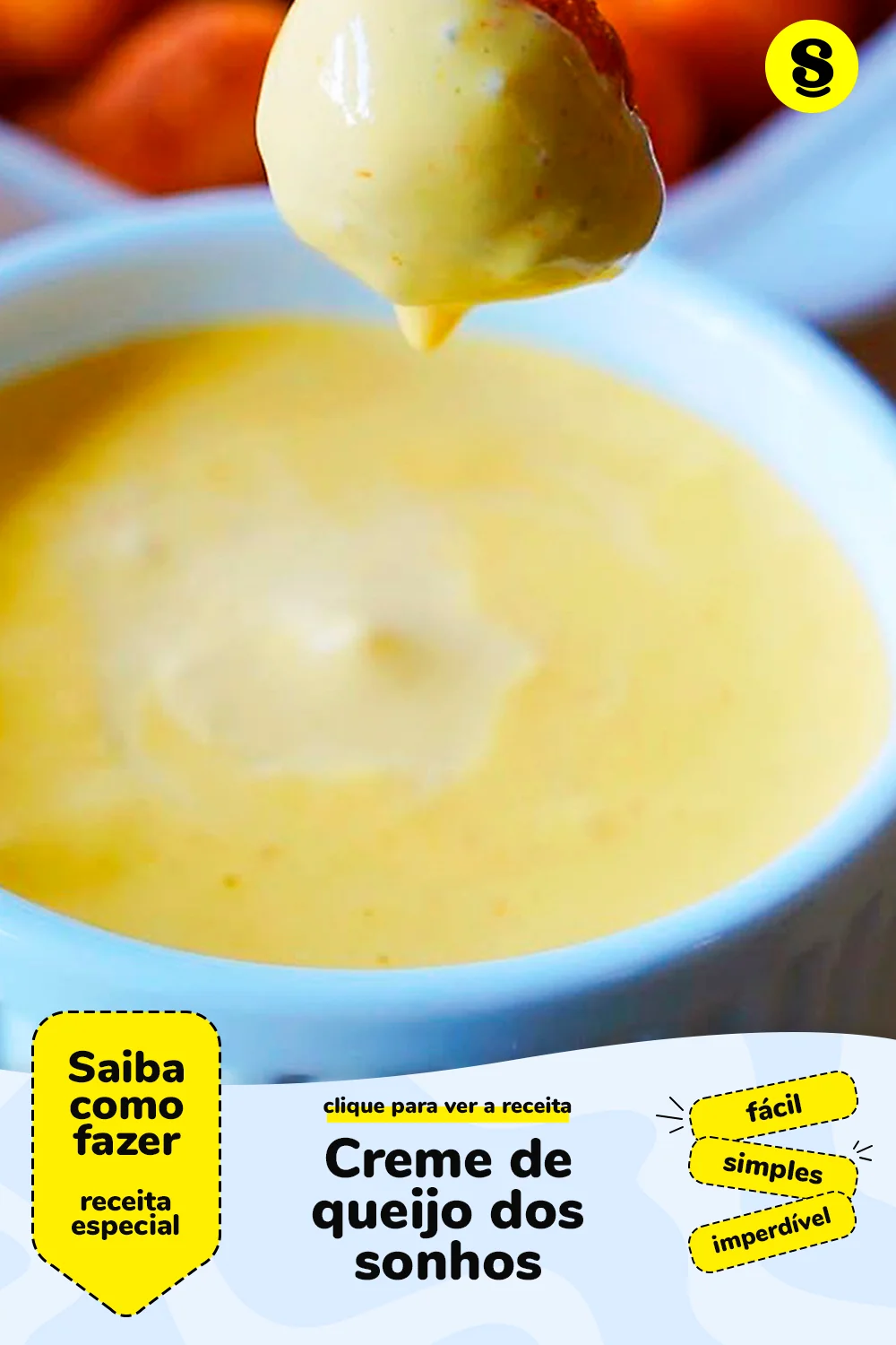 Receita de creme de queijo