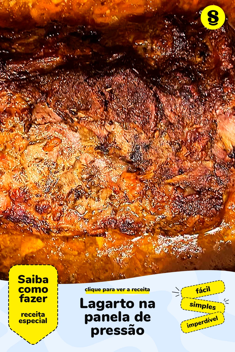 Receita de lagarto na panela de pressão