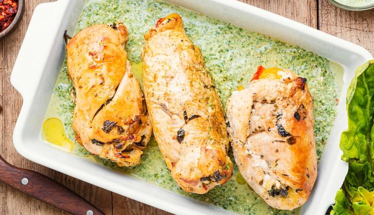 13 Receitas de Peito de Frango Recheado + Combinações Perfeitas para o Almoço