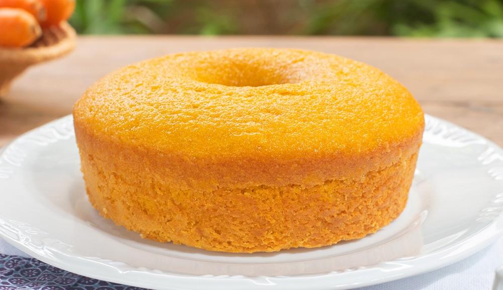 Receita de Bolo de cenoura com farinha de arroz