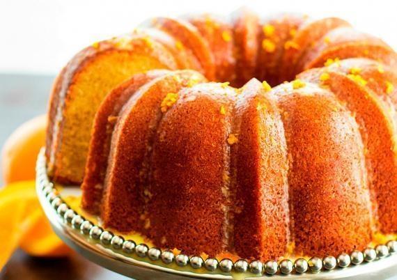 Bolo de Laranja Com Calda De Laranja no Liquidificador